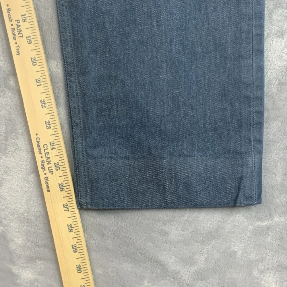 Levi's 501 Straight Fit Jeans W36 L32 Blue Hemmed‎ To Fit 27